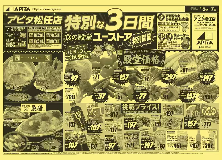 アピタのカタログ | すべての人のための魅力的な特別オファー | 2026-06-04T00:00:00.000Z - 2026-06-07T00:00:00.000Z