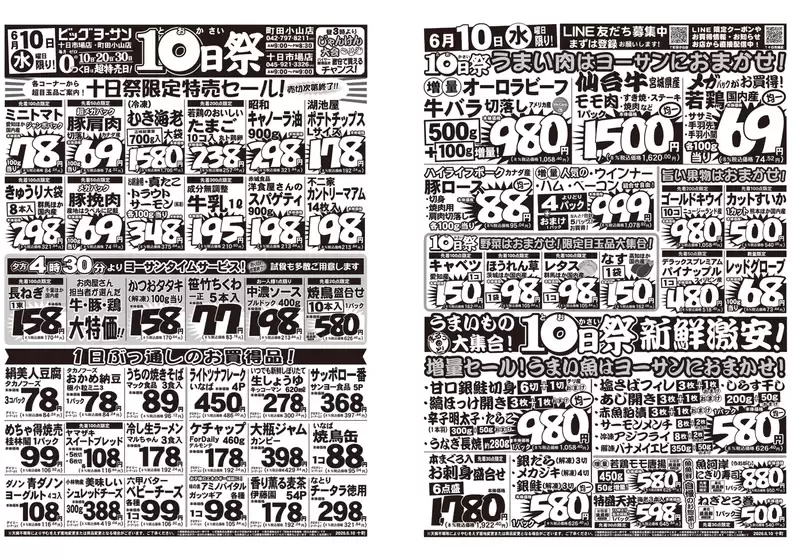 ビッグヨーサンのカタログ | すべての人のための魅力的な特別オファー | 2026-06-10T00:00:00.000Z - 2026-06-10T00:00:00.000Z
