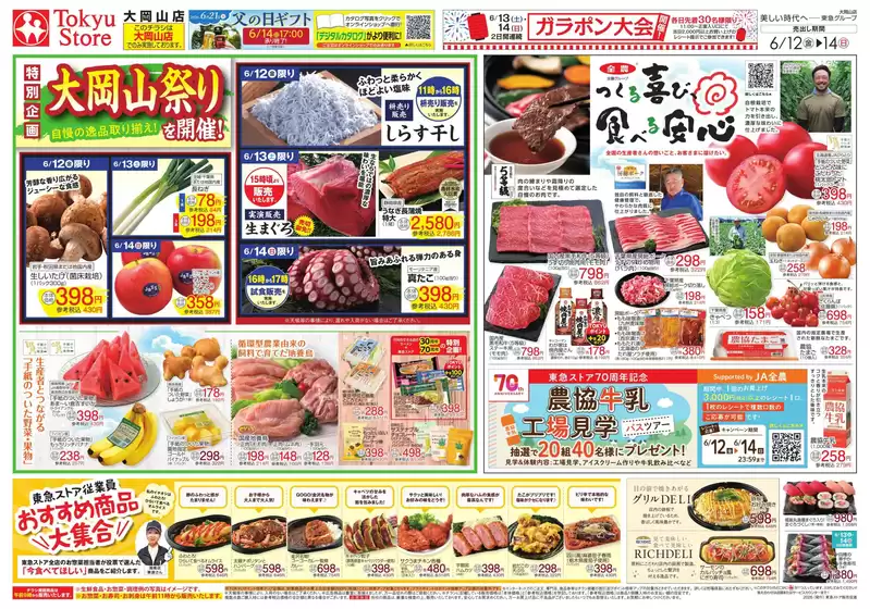 東急ストアのカタログ | 発見するための新しいオファー | 2026-06-11T00:00:00.000Z - 2026-06-14T00:00:00.000Z