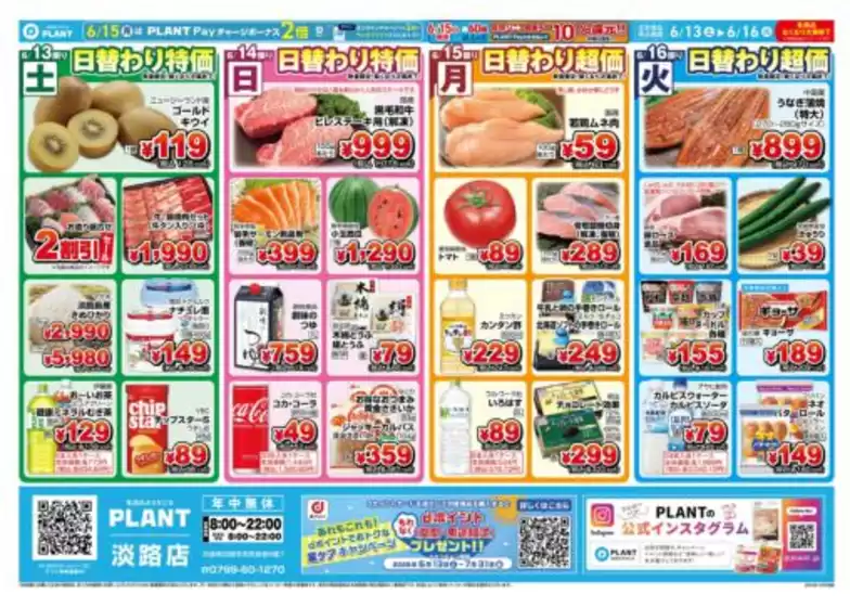 スーパーセンタープラントのカタログ | 排他的な掘り出し物 | 2026-06-13T00:00:00.000Z - 2026-06-16T00:00:00.000Z