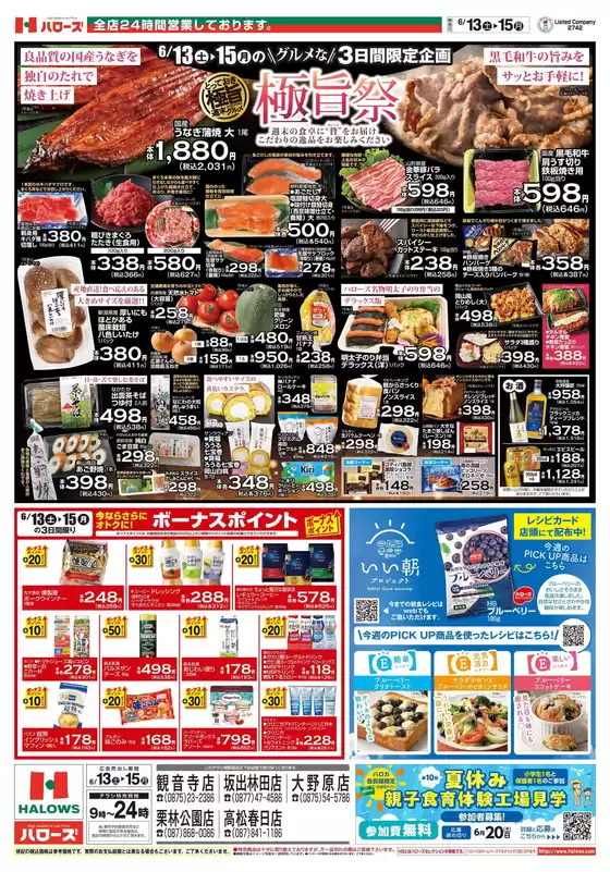 ハローズのカタログ | 掘り出し物ハンターのためのオファー | 2026-06-13T00:00:00.000Z - 2026-06-15T00:00:00.000Z