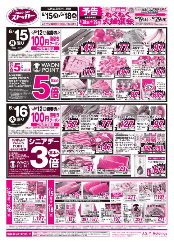 カスミのカタログ | 現在の特別プロモーション | 2026-06-15T00:00:00.000Z - 2026-06-29T00:00:00.000Z