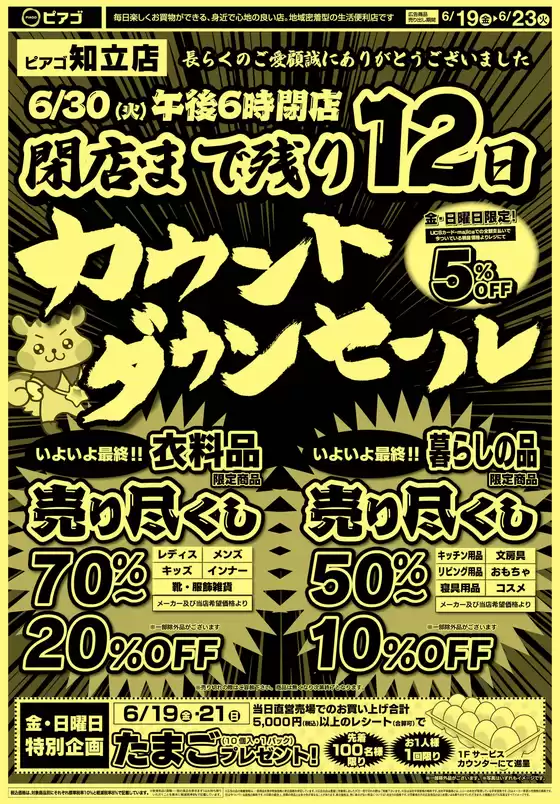 ピアゴのカタログ | 6月19日(金)-6月23日(火) | 2026-06-18T00:00:00.000Z - 2026-06-23T00:00:00.000Z