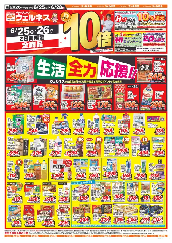 鹿嶋市でのウェルネスのカタログ | 625628 ウェルネスチラシ 表 | 2026-06-24T00:00:00.000Z - 2026-06-28T00:00:00.000Z