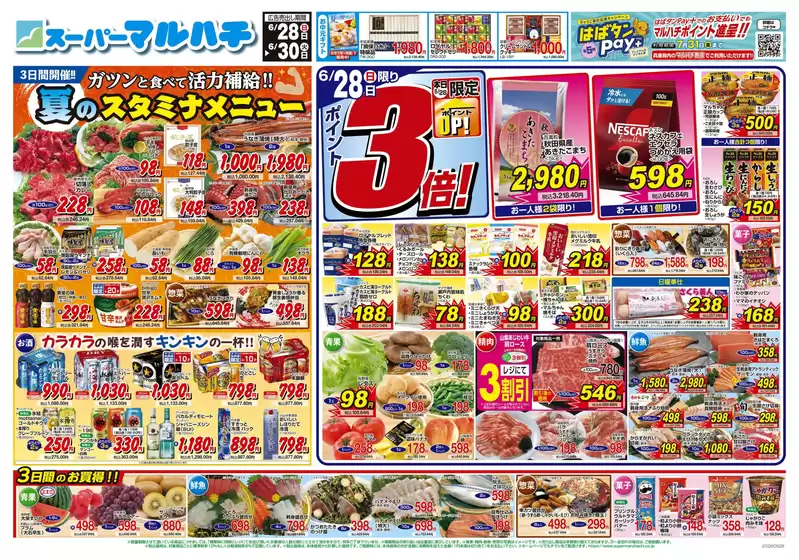 マルハチのカタログ | 2026年06月28日-30日 | 2026-06-27T00:00:00.000Z - 2026-06-30T00:00:00.000Z