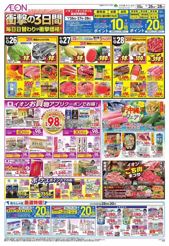 高浜市でのイオンのカタログ | 現在の掘り出し物とオファー | 2026-06-25T00:00:00.000Z - 2026-06-30T00:00:00.000Z