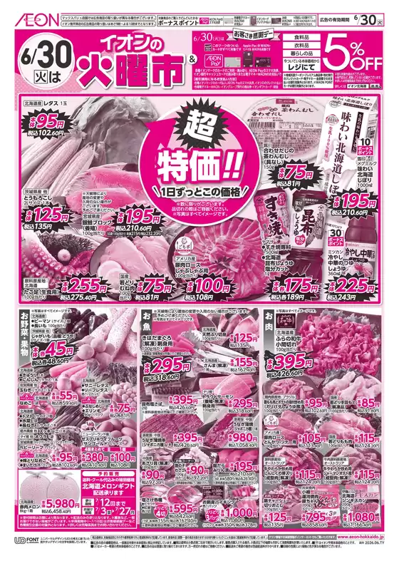 イオンのカタログ | イオン チラシ | 2026-06-29T00:00:00.000Z - 2026-06-30T00:00:00.000Z