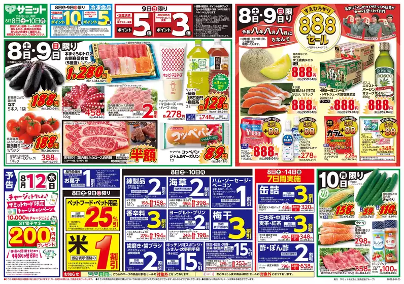 サミットのカタログ | 現在の掘り出し物とオファー | 2026-08-07T00:00:00.000Z - 2026-08-10T00:00:00.000Z