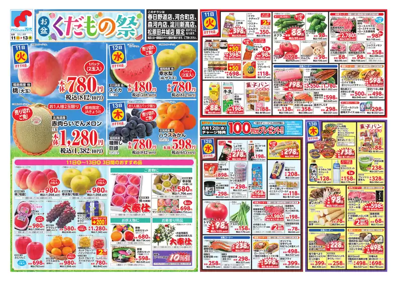 万代のカタログ | 掘り出し物ハンターのための素晴らしいオファー | 2026-08-10T00:00:00.000Z - 2026-08-13T00:00:00.000Z