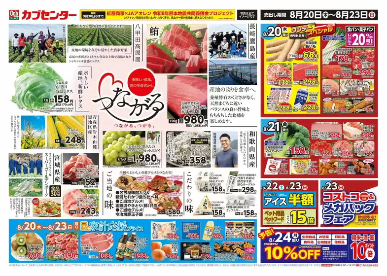 カブセンターのカタログ | 割引とプロモーション | 2026-08-20T00:00:00.000Z - 2026-08-23T00:00:00.000Z
