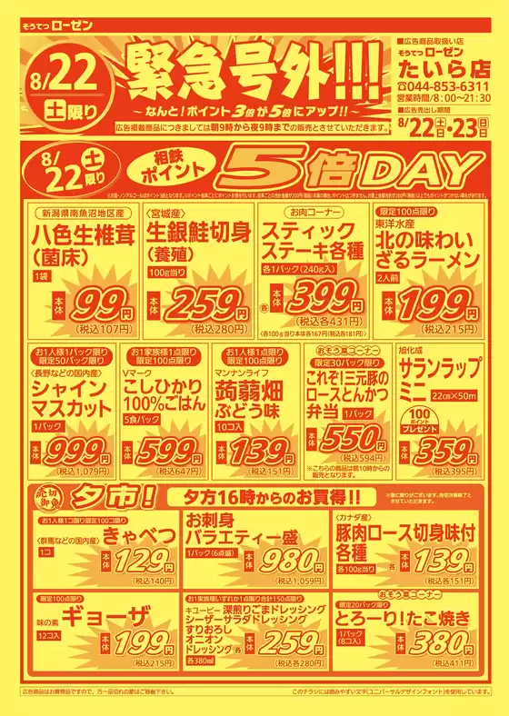 相鉄ローゼンのカタログ | 私たちのお客様のための排他的な取引 | 2026-08-21T00:00:00.000Z - 2026-08-23T00:00:00.000Z