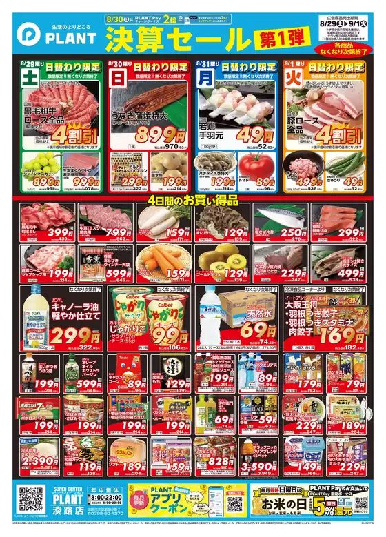 スーパーセンタープラントのカタログ | 倹約家のためのトップオファー | 2026-08-29T00:00:00.000Z - 2026-09-01T00:00:00.000Z