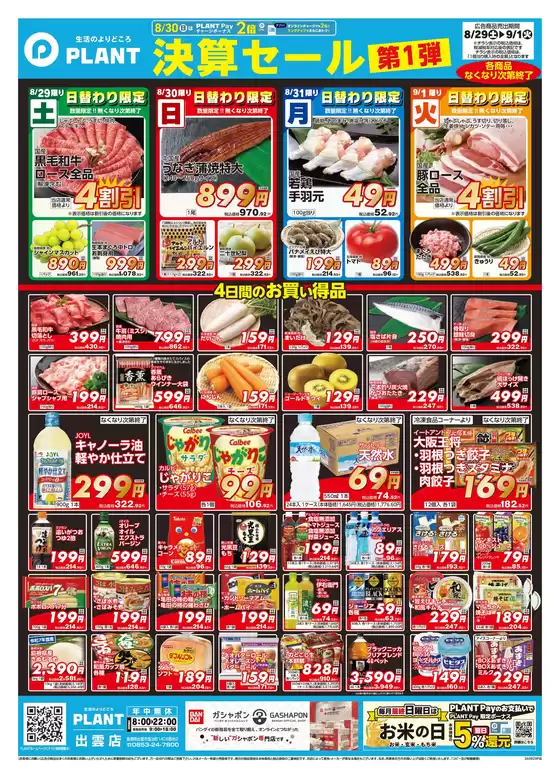 スーパーセンタープラントのカタログ | すべてのお客様のための素晴らしいオファー | 2026-08-29T00:00:00.000Z - 2026-09-01T00:00:00.000Z