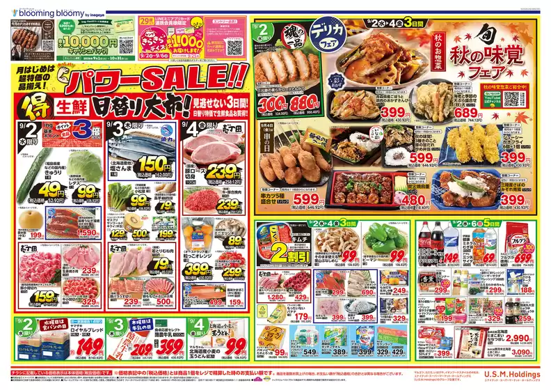 いなげやのカタログ | 私たちのお客様のための排他的な取引 | 2026-09-02T00:00:00.000Z - 2026-09-06T00:00:00.000Z