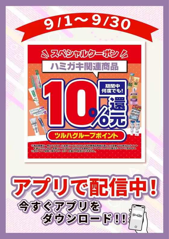 ウェルネスのカタログ | 91930 ウェルネス オーラルアプリクーポン企画 | 2026-08-31T00:00:00.000Z - 2026-09-30T00:00:00.000Z
