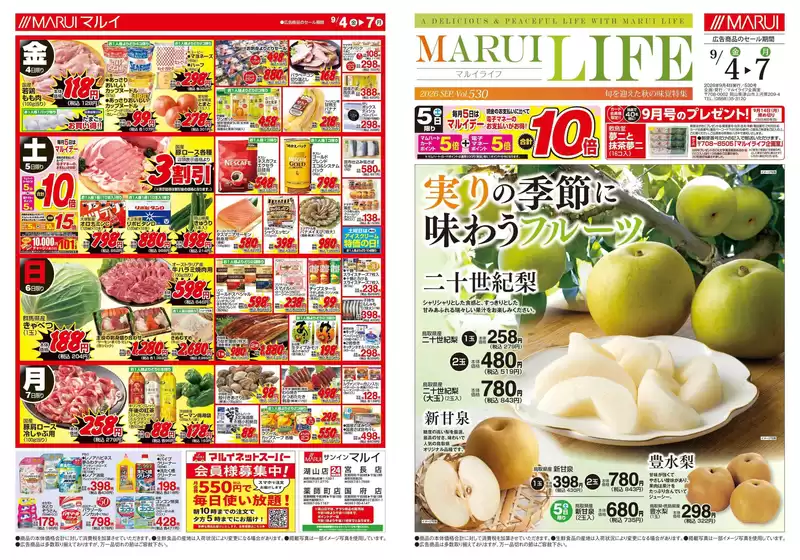 マルイのカタログ | 掘り出し物ハンターのための素晴らしいオファー | 2026-09-04T00:00:00.000Z - 2026-09-07T00:00:00.000Z