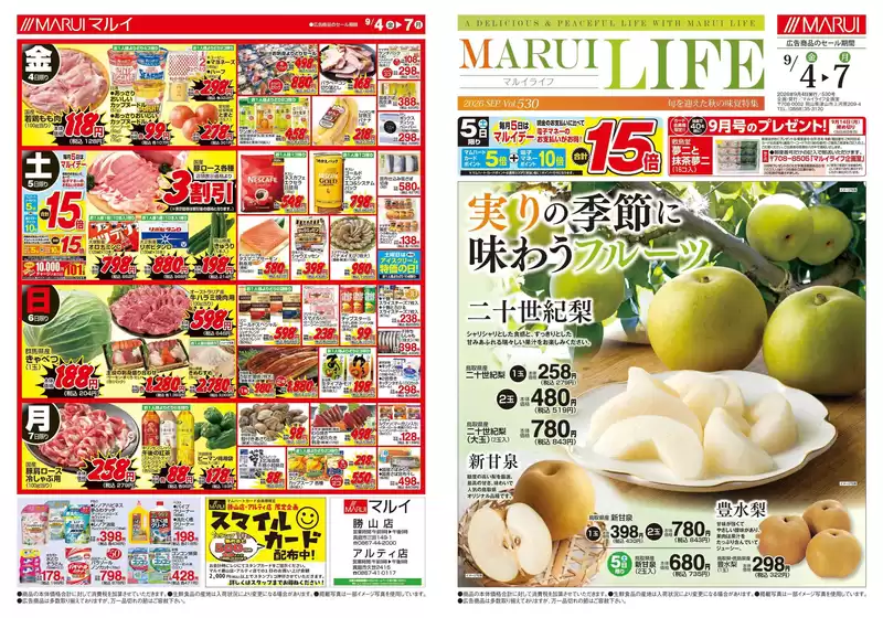 マルイのカタログ | すべての掘り出し物ハンターのためのトップオファー | 2026-09-04T00:00:00.000Z - 2026-09-07T00:00:00.000Z