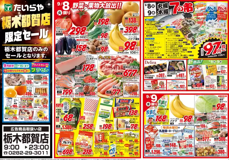たいらやのカタログ | 現在の掘り出し物とオファー | 2026-09-01T00:00:00.000Z - 2026-09-15T00:00:00.000Z