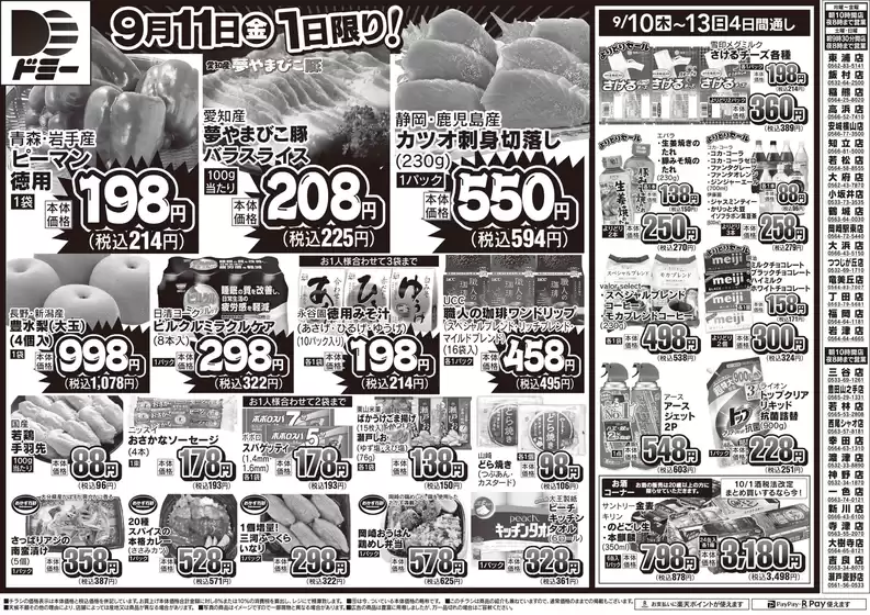 ドミーのカタログ | すべてのお客様のためのトップディール | 2026-09-10T00:00:00.000Z - 2026-09-13T00:00:00.000Z