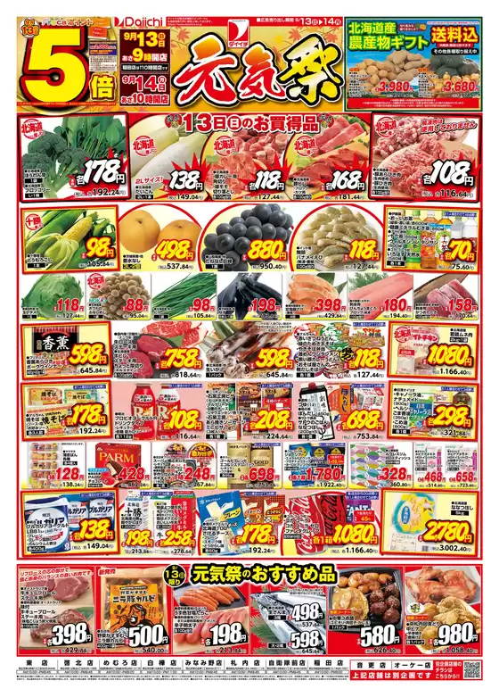 ダイイチのカタログ | ダイイチ チラシ | 2026-09-13T00:00:00.000Z - 2026-09-14T00:00:00.000Z