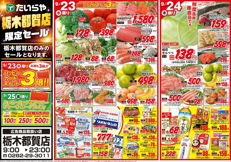天理市でのたいらやのカタログ | すべての掘り出し物ハンターのためのトップオファー | 2026-09-23T00:00:00.000Z - 2026-09-25T00:00:00.000Z