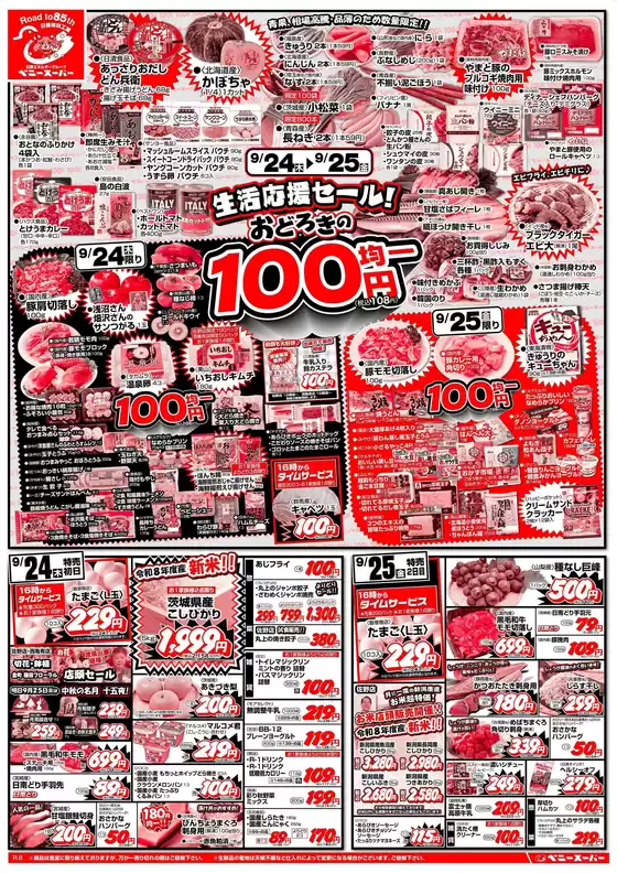 ベニースーパーのカタログ | ベニースーパー チラシ | 2026-09-24T00:00:00.000Z - 2026-09-25T00:00:00.000Z