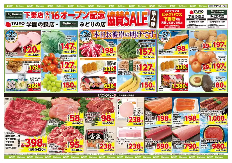 タイヨーのカタログ | 掘り出し物ハンターのためのオファー | 2026-09-25T00:00:00.000Z - 2026-09-27T00:00:00.000Z