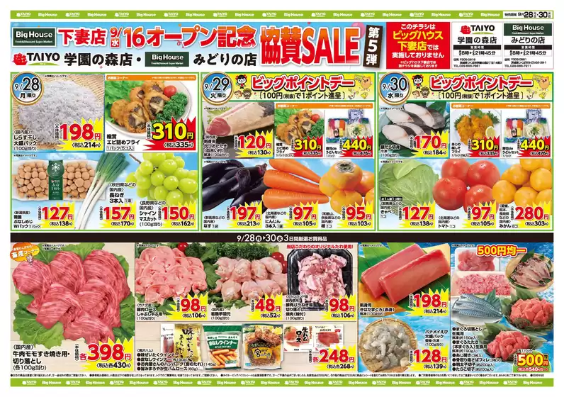 タイヨーのカタログ | 豊富なオファーの選択 | 2026-09-28T00:00:00.000Z - 2026-09-30T00:00:00.000Z