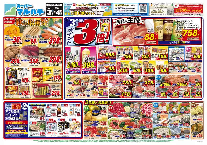 マルハチのカタログ | 2026年10月03日-04日 | 2026-10-02T00:00:00.000Z - 2026-10-04T00:00:00.000Z