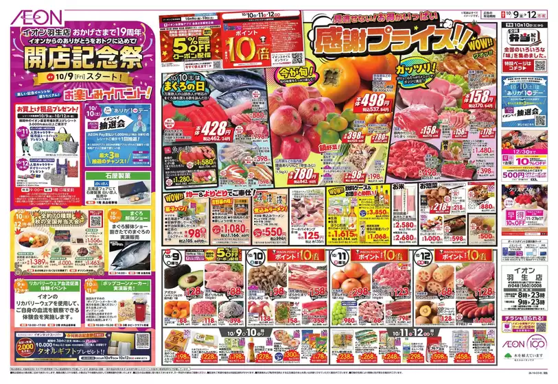 上尾市でのイオンのカタログ | 魅力的なオファーを発見する | 2026-10-07T00:00:00.000Z - 2026-10-12T00:00:00.000Z