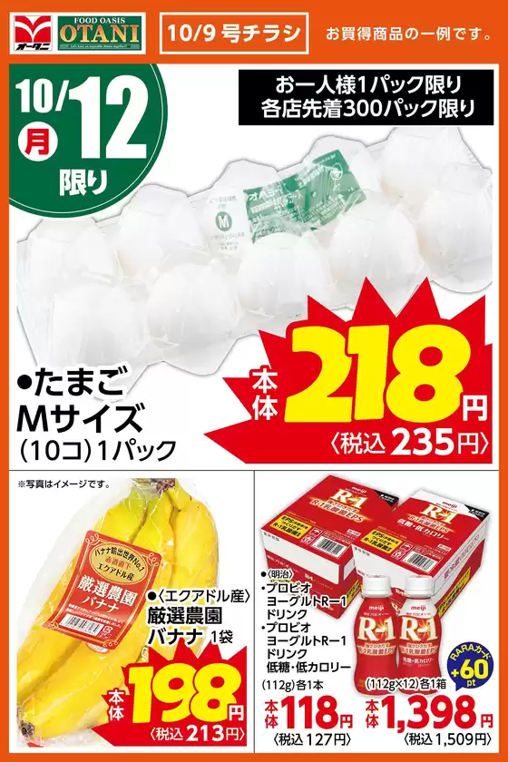 オータニのカタログ | 本日の日替わり商品はこちら | 2026-10-11T00:00:00.000Z - 2026-10-12T00:00:00.000Z