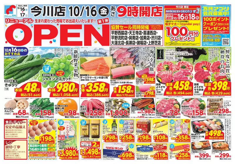 印旛郡での万代のカタログ | あなたのための特別オファー | 2026-10-15T00:00:00.000Z - 2026-10-17T00:00:00.000Z