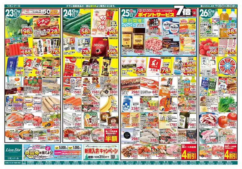 リオンドールのカタログ | 私たちのお客様のための排他的な取引 | 2026-10-23T00:00:00.000Z - 2026-10-26T00:00:00.000Z