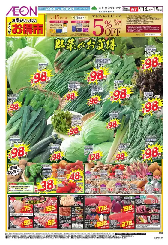 広島市でのイオンのカタログ | 私たちのお客様のための排他的な取引 | 2025-07-13T00:00:00.000Z - 2025-07-15T00:00:00.000Z