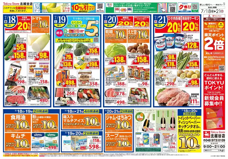 割引とプロモーション