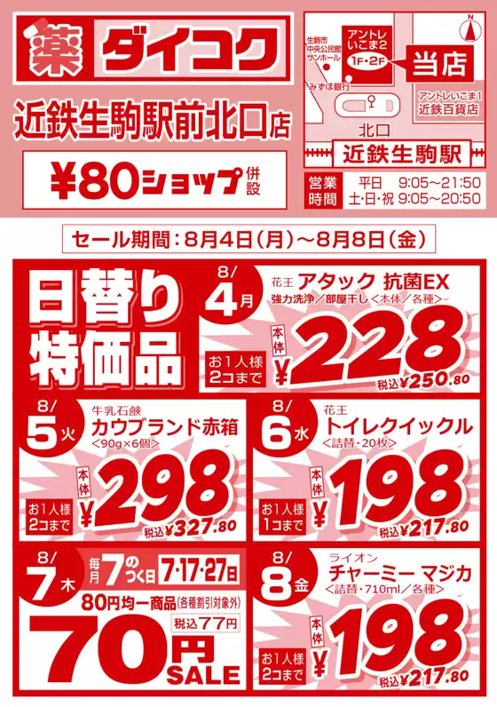 現在の取引とオファー