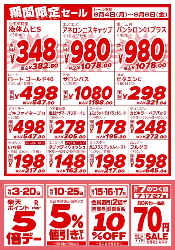 現在の取引とオファー