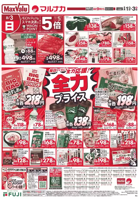 現在の特別プロモーション