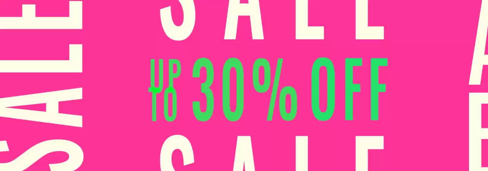 Sale Up To 30% Off
