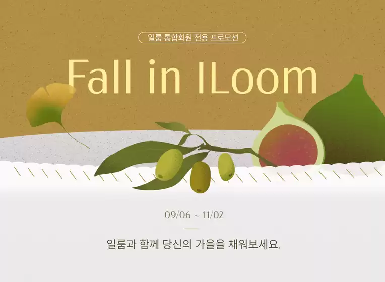 강남구의 일룸 카탈로그 | Fall in iloom 프로모션 | 2025-09-08T00:00:00.000Z - 2025-11-02T00:00:00.000Z