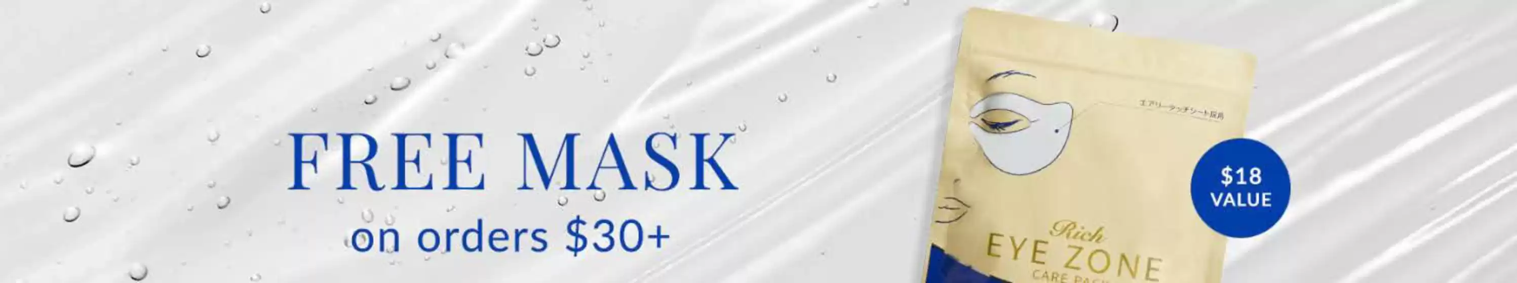Free Mask 00 on Orders $30+
