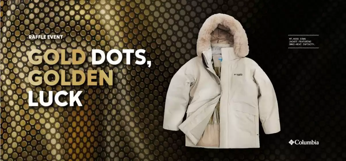 평택시의 컬럼비아 카탈로그 | Gold Dots, Golden Luck | 2025-11-04T00:00:00.000Z - 2025-11-16T00:00:00.000Z