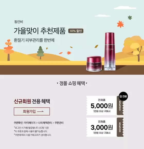 용산구의 정관장 카탈로그 | 동인비 10% 할인 기획전 | 2025-11-04T00:00:00.000Z - 2025-11-14T00:00:00.000Z