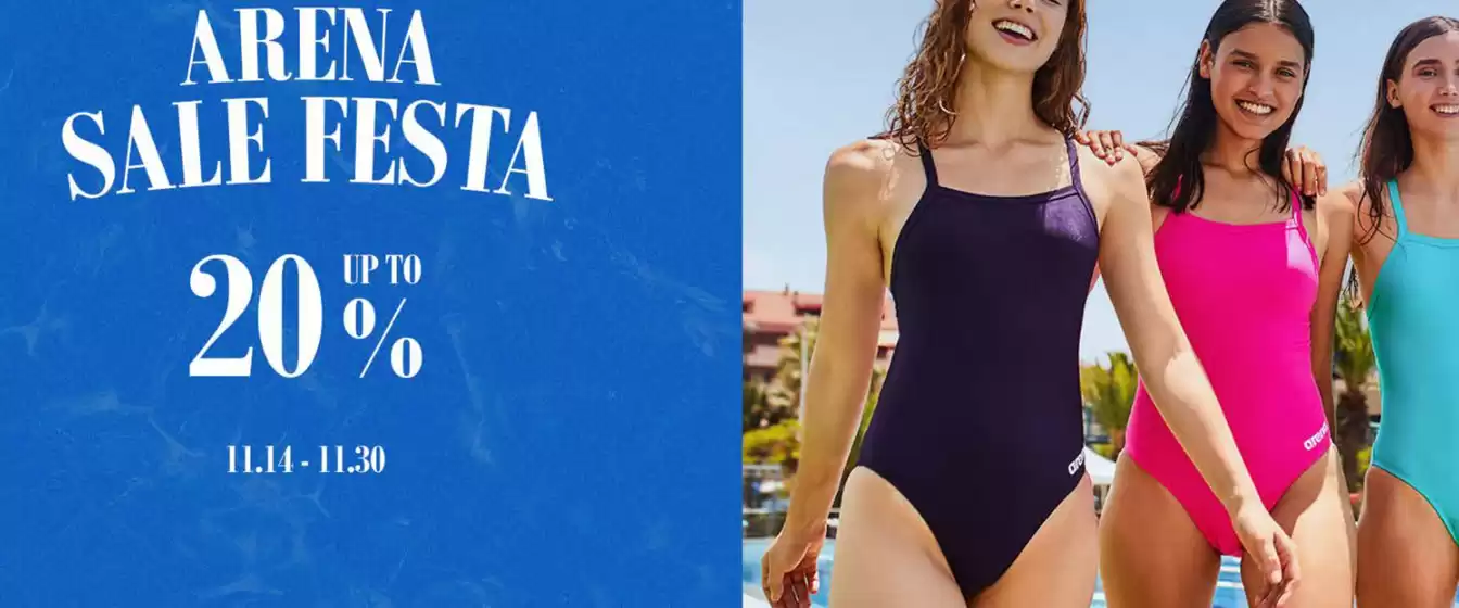 수원시의 아레나 카탈로그 | Arena Sale Festa Up To 20% | 2025-11-18T00:00:00.000Z - 2025-11-30T00:00:00.000Z