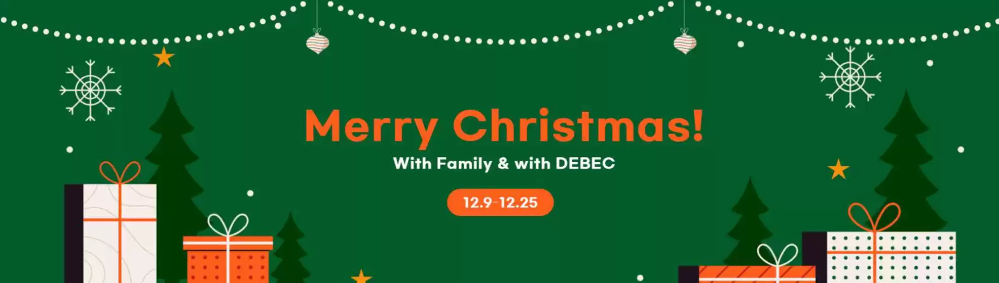 홍천군의 대구백화점 카탈로그 | Merry Christmas! With Family & with DEBEC | 2025-12-10T00:00:00.000Z - 2025-12-25T00:00:00.000Z