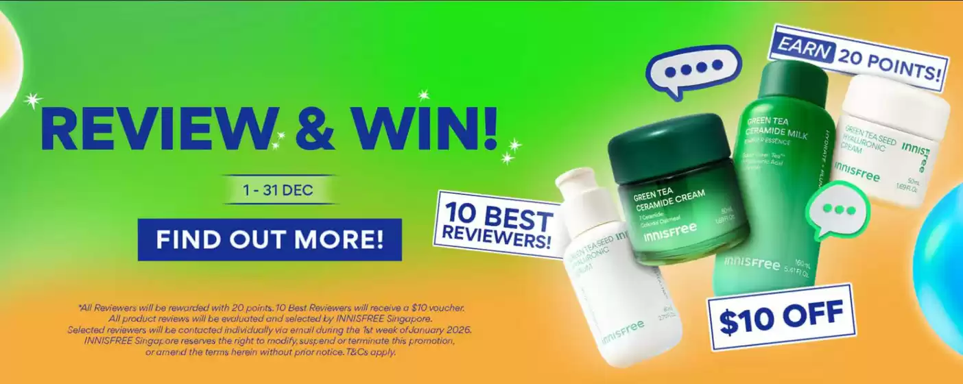 영등포구의 이니스프리 카탈로그 | Review & Win! | 2025-12-10T00:00:00.000Z - 2025-12-31T00:00:00.000Z