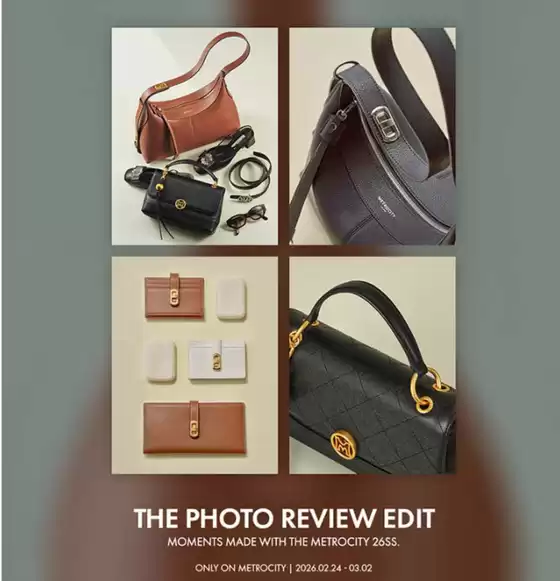 금천구의 메트로시티 카탈로그 | The Photo Review Edit Moments Made With The Metrocity 26SS | 2026-02-27T00:00:00.000Z - 2026-03-02T00:00:00.000Z