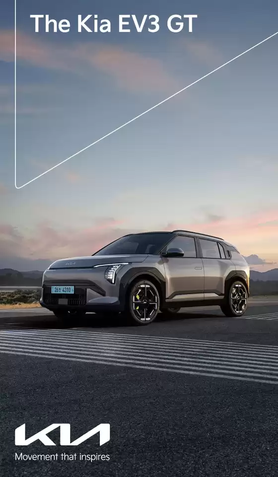 무주군의 기아자동차 카탈로그 | 기아자동차 EV3 GT | 2026-03-03T00:00:00.000Z - 2026-03-17T00:00:00.000Z