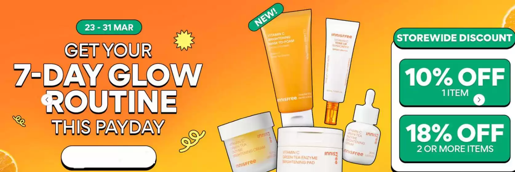 북구 - 부산광역시의 이니스프리 카탈로그 | Get Your 7-day Glow Routine This Payday | 2026-03-24T00:00:00.000Z - 2026-03-31T00:00:00.000Z