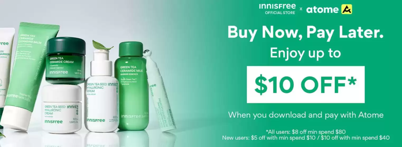 이니스프리 카탈로그 | Buy Now, Pay Later. Enjoy Up To $10 Off | 2026-07-17T00:00:00.000Z - 2026-07-20T00:00:00.000Z